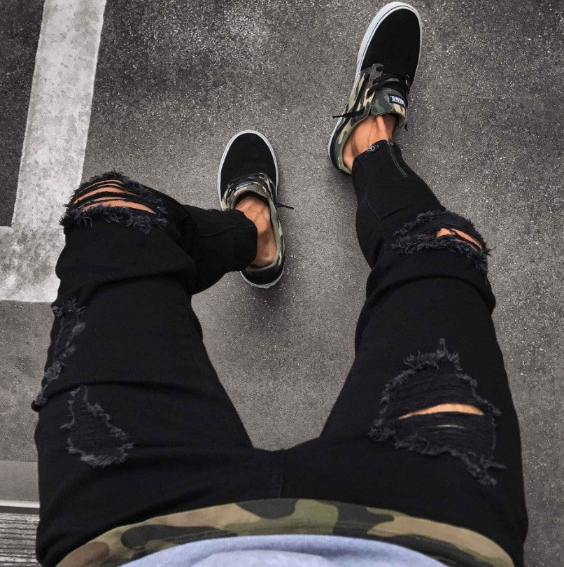 Urban Edge Distressed Denim – Streetwear Ripped Jeans for Bold Style What Else You Got?