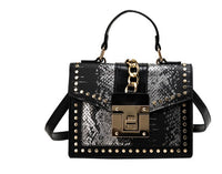 Alligator-Print PU Mini Shoulder Bag – Women’s Crossbody Purse with Chain Strap