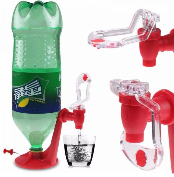 Soda Bottle Dispenser Tap – Push-Button Drink Dispenser for 2L Bottles