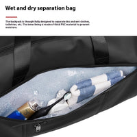 Waterproof Suit Travel Bag – Foldable 36–55L Backpack with Shoe & Wet/Dry Compartments