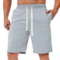 Men's Drawstring Capri Joggers – Plus Size Casual Beach Pants