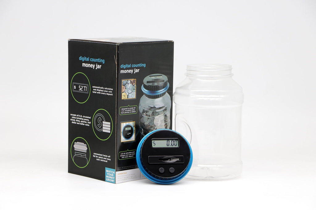 Digital Coin Counting Money Jar – LCD Display Piggy Bank for Kids & Adults What Else You Got?
