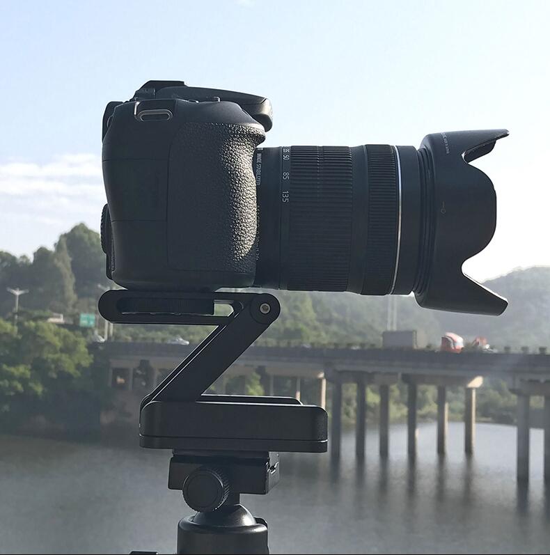 Ulanzi Z Flex Tilt Tripod Head - Aluminum Alloy Folding Quick Release Plate for Phones & Cameras (Compatible with Apple iPhone)