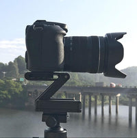 Ulanzi Z Flex Tilt Tripod Head - Aluminum Alloy Folding Quick Release Plate for Phones & Cameras (Compatible with Apple iPhone)