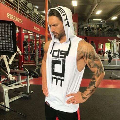 Men's Breathable Cotton Hoodie Vest – Summer Cool & Stylish