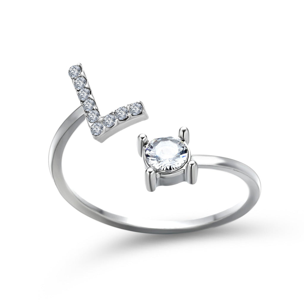 New Design Adjustable 26 Initial Letter Ring Fashion Jewelry For Women Simple Elegant Jewelry What Else You Got?