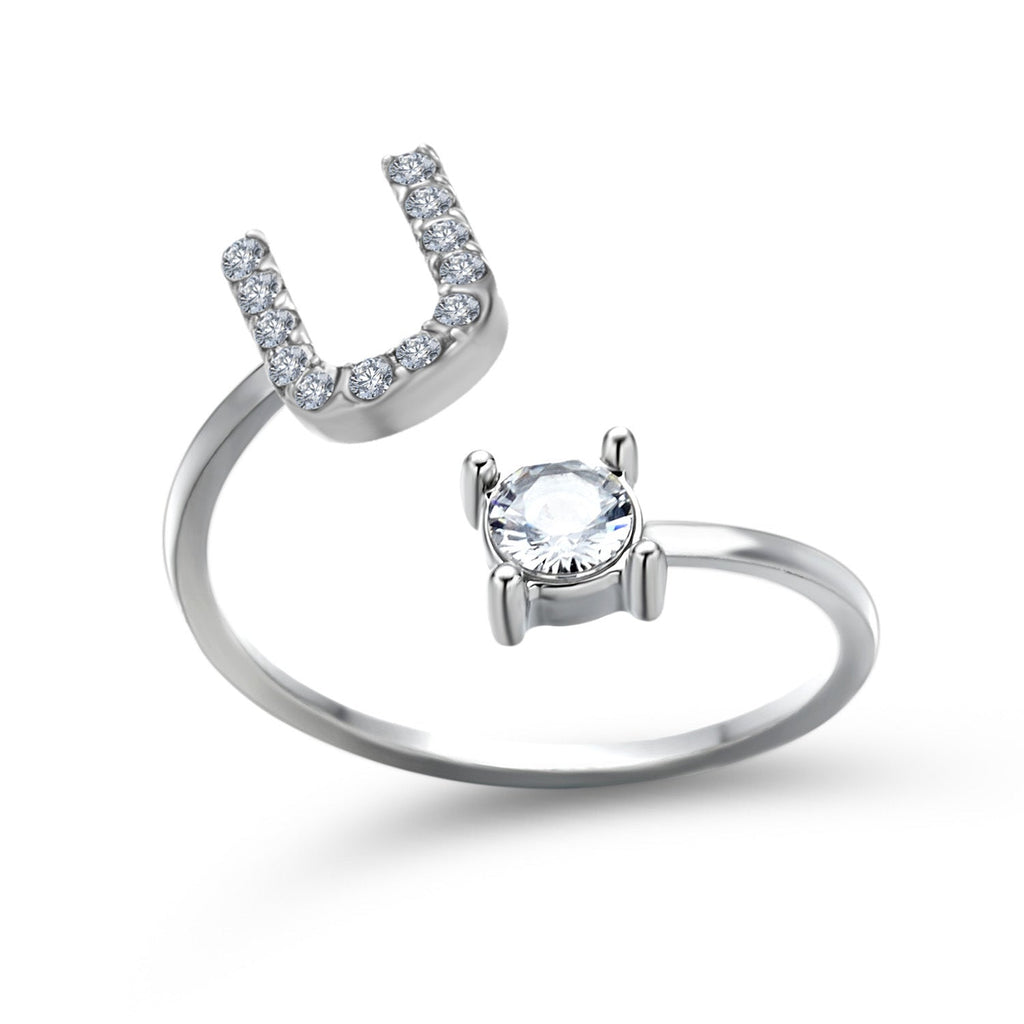 New Design Adjustable 26 Initial Letter Ring Fashion Jewelry For Women Simple Elegant Jewelry What Else You Got?