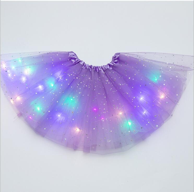 Magical & Luminous  LED Princess Halloween Tutu Skirt Sequins Shiny Skirt What Else You Got?