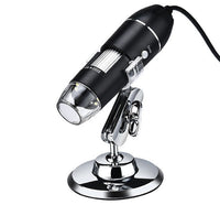 3-in-1 USB Digital Microscope - 1600X Magnification with Adjustable LED Light - Perfect for Kids, Students & Hobbyists
