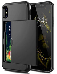 Dual-Layer Phone Case with Card Holder – TPU + PC Protection for Everyday Use