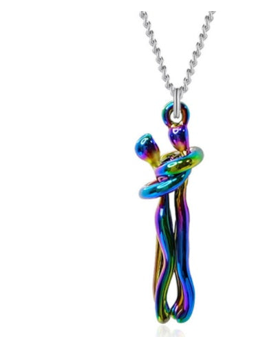 Love Hug Necklace Unisex Men Women Couple Jewelry Simple Temperament Clavicle Chain Valentines Day Lover Gift What Else You Got?