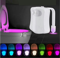 Motion-Sensor Toilet LED Night Light – 8-Color, Battery-Powered, Universal Fit for Safe Nighttime Bathroom Trips