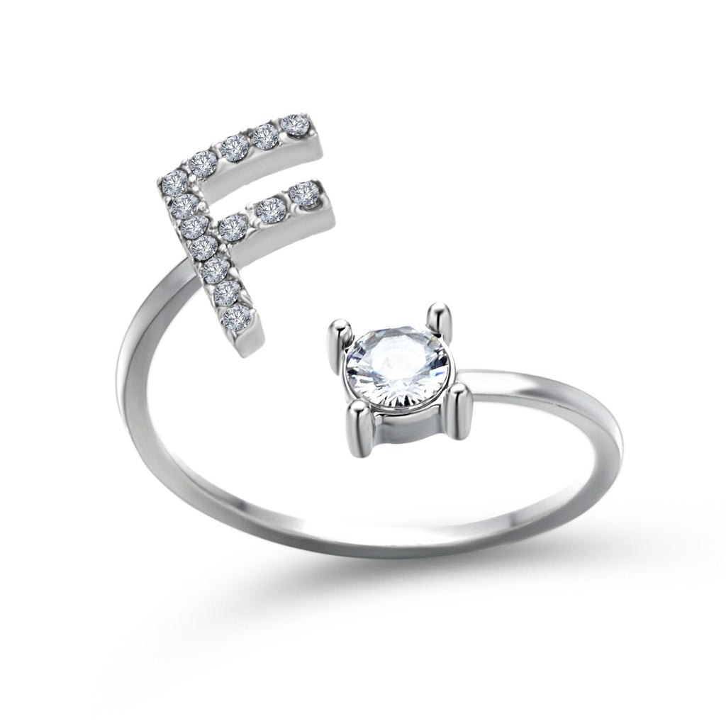 New Design Adjustable 26 Initial Letter Ring Fashion Jewelry For Women Simple Elegant Jewelry What Else You Got?
