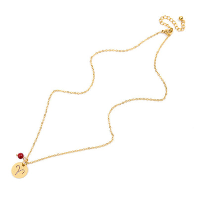 Zodiac Constellation Necklace - Stainless Steel Star Sign Jewelry for Women