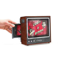 Vintage DIY Smartphone Projector - Magnify Your Screen 2X with Retro TV Design
