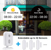Wireless Door Chime & Entry Alert System – 5 Modes, 918ft Range, No WiFi Required