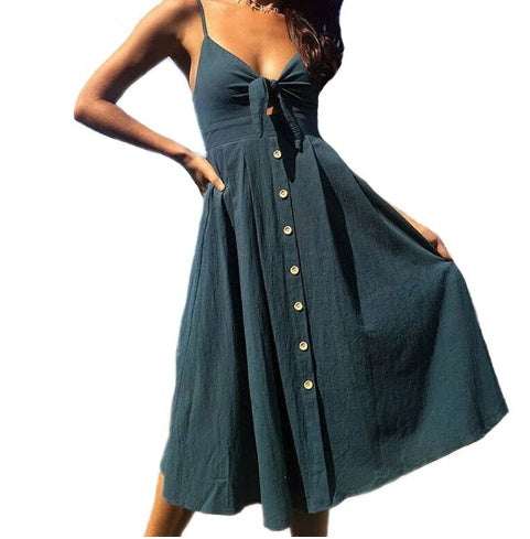 Women Summer Dresses Sleeveless Backless Strap Long Close-fitting Sheath Female Party Evening Dresses Vestidos What Else You Got?