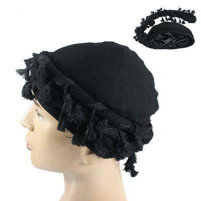 Men’s Satin-Lined Twist Tail Hat – Hair Protection & Streetwear Cap