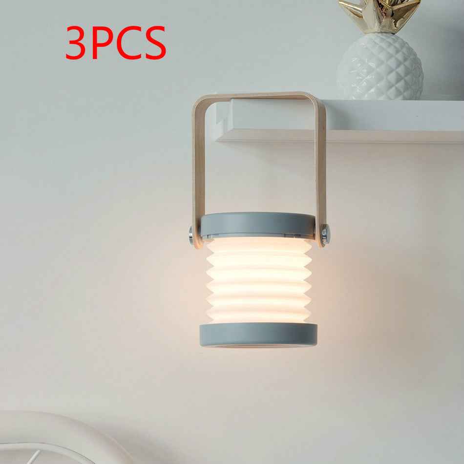 Foldable Touch Dimmable Reading LED Night Light Portable Lantern Lamp USB Rechargeable For Home Decor What Else You Got?