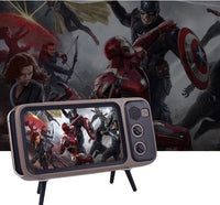 Retro Mini Portable Bluetooth TV Speaker - Vintage Sound in a Compact Design