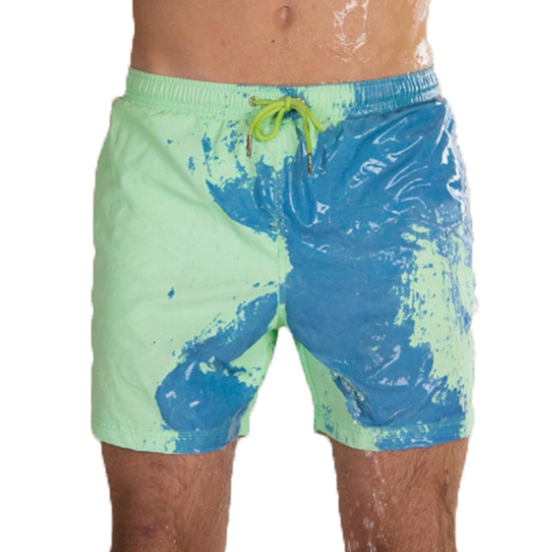Magical Change Color Beach Shorts Summer Men Swimming Trunks Swimwear Swimsuit Quick Dry bathing shorts Beach Pant What Else You Got?