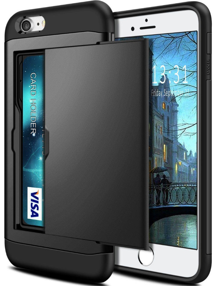 Dual‑Layer Armor Phone Case With Card Holder – Shockproof TPU + PC Defender Cover What Else You Got?