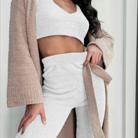 Heavenly Comfort 3-Piece Velvet Lounge Set – Soft & Stylish for Cozy Days