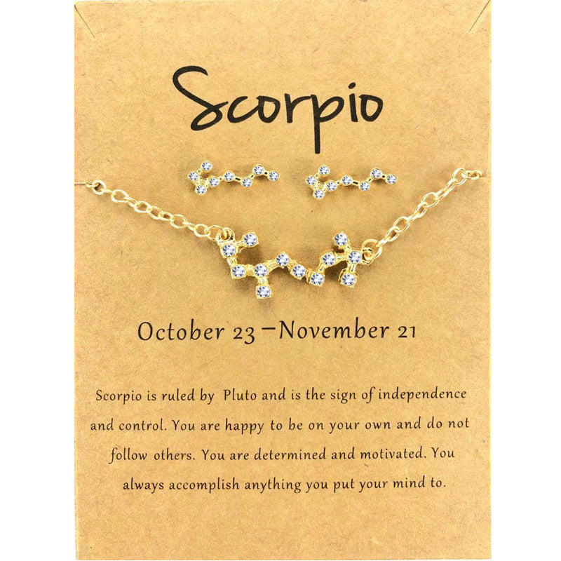 New Diamond Zodiac Bracelet and Earring Set What Else You Got?