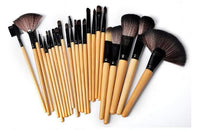 24-Piece Professional Makeup Brush Set with Gift Bag – Complete Cosmetic Kit for Beauty Beginners & Pros