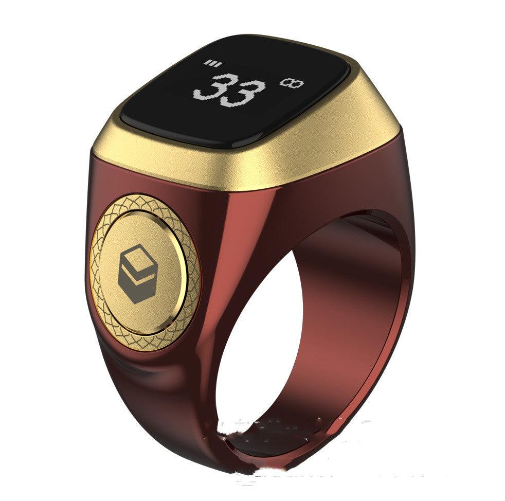 Smart Tasbih Ring – Bluetooth Muslim Prayer Counter Ring with OLED Display What Else You Got?