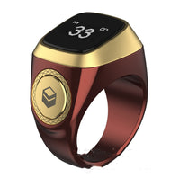Smart Tasbih Ring – Bluetooth Muslim Prayer Counter with OLED Display & Dhikr Tracker