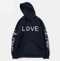 Love Hoodie with Drawstring Hood