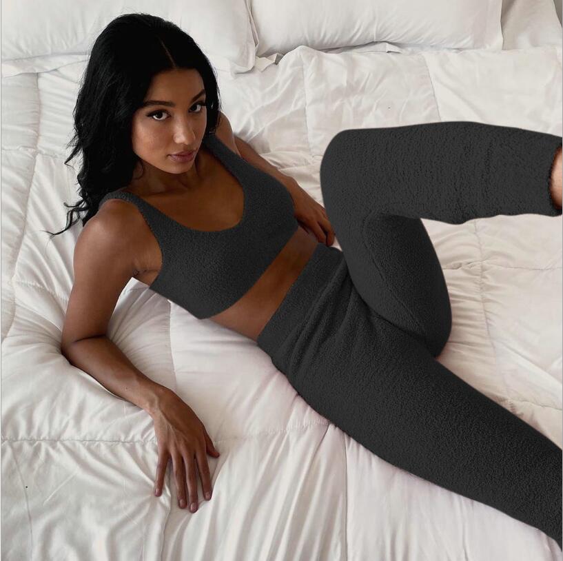 Women’s Velvet 3‑Piece Lounge Set – Sleeveless Vest, Drawstring Culotte Shorts & Long Sleeve Top (S–3XL) What Else You Got?