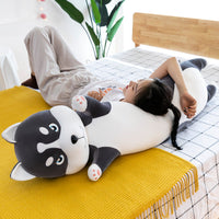 Husky Plush Pillow: Adorable Siberian Husky Stuffed Animal Cushion for Kids & Dog Lovers