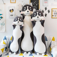 Husky Plush Pillow: Adorable Siberian Husky Stuffed Animal Cushion for Kids & Dog Lovers
