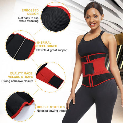Sports Waist Support Belt – Flannel Stretch Compression Belt