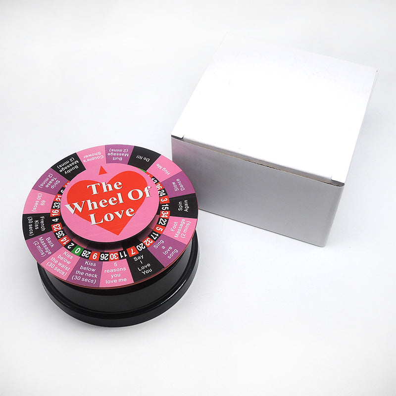 Electric Fun Turntable Couple Game Mini Turntable Valentine's Day Gift What Else You Got?