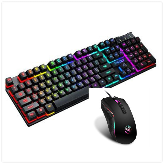 Gaming Usb Luminous Wired Keyboard Floating Manipulator What Else You Got?