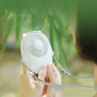 Stay Cool Anywhere with Hands-Free Neck Fan
