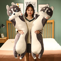 Husky Plush Pillow: Adorable Siberian Husky Stuffed Animal Cushion for Kids & Dog Lovers