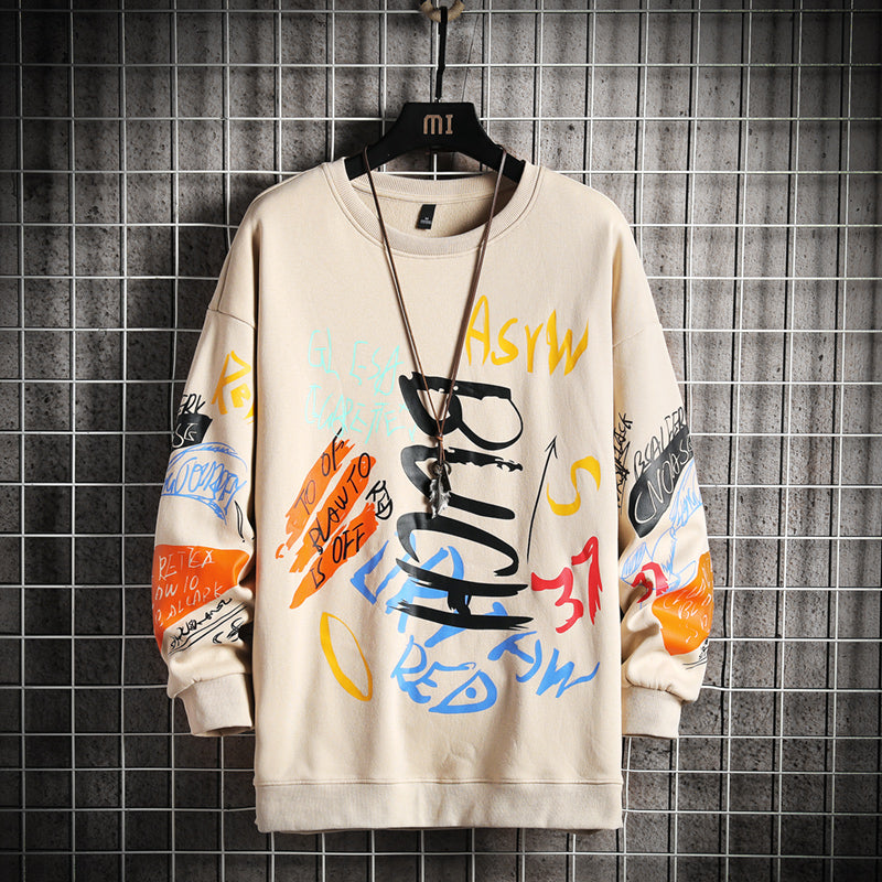 SingleRoad Mens Crewneck Sweatshirt Men Harajuku Oversized Japanese Streetwear Hip Hop Black Hoodie Men Sweatshirts Hoodies What Else You Got?