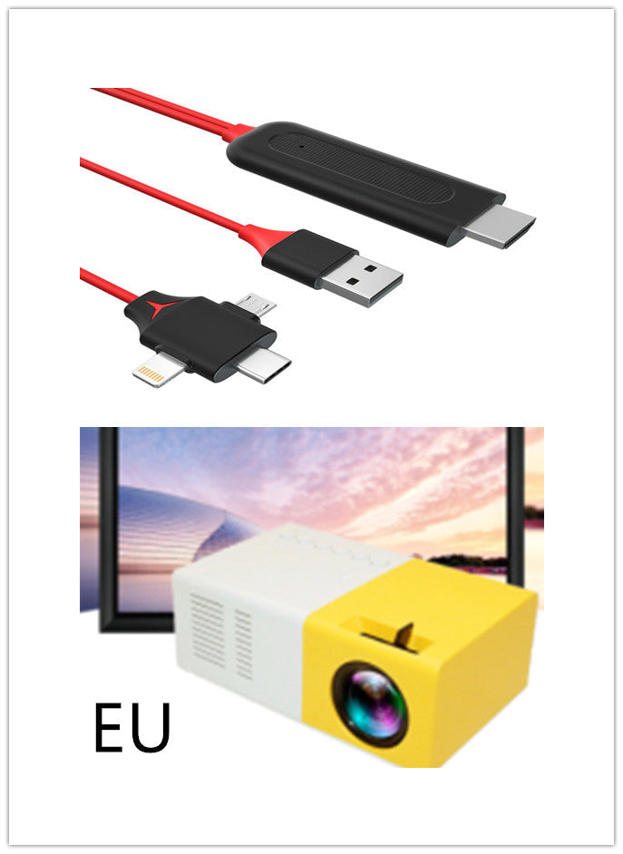 Portable Projector 3D Hd Led Home Theater Cinema HDMI-compatible Usb Audio Projector Yg300 Mini Projector What Else You Got?