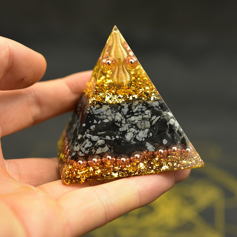 Reiki Orgonite Energy Orgon Pyramid Gathering Fortune Helping Soothe the soul Chakra Resin Decorative Craft Jewelry Cube What Else You Got?