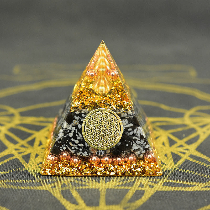 Reiki Orgonite Energy Orgon Pyramid Gathering Fortune Helping Soothe the soul Chakra Resin Decorative Craft Jewelry Cube What Else You Got?