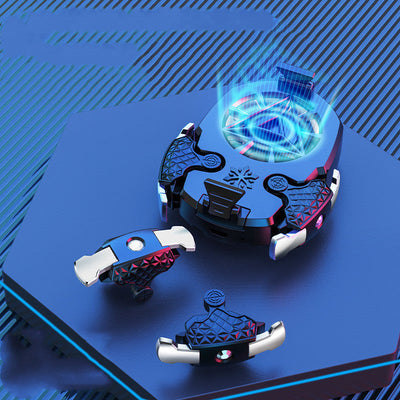 Mobile Gaming Cooler with Triggers – USB Turbo Fan Phone Radiator