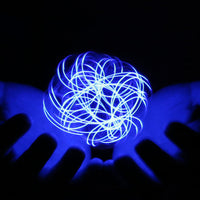Heavenly Glow LED Light Spiral Toy - Mesmerizing Rotating Luminous Pill Generator for Kids & Adults