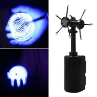 Heavenly Glow LED Light Spiral Toy - Mesmerizing Rotating Luminous Pill Generator for Kids & Adults