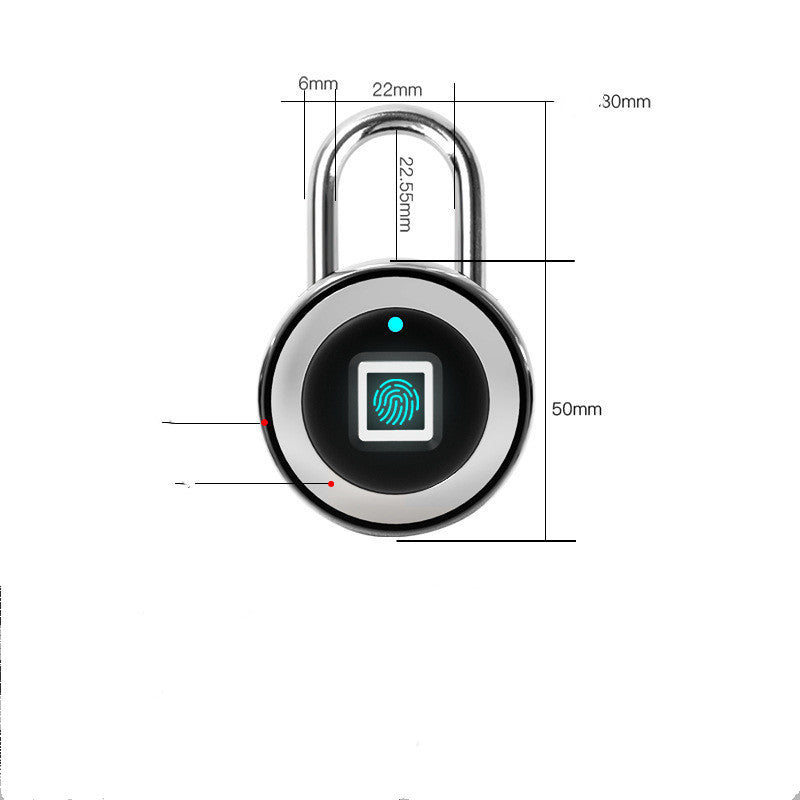Smart Fingerprint Padlock — IP68 Waterproof, Anti‑Theft Zinc Alloy Lock with Type‑C Charging What Else You Got?
