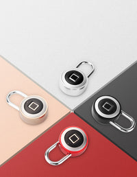 Fingerprint Padlock - IP68 Waterproof, Anti-Theft Zinc Alloy Lock with Type-C Charging - Keyless Security for Travel, Gym & More