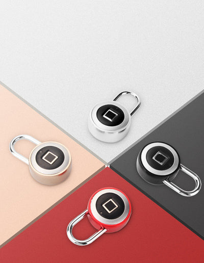 Fingerprint Padlock - IP68 Waterproof, Anti-Theft Zinc Alloy Lock with Type-C Charging - Keyless Security for Travel, Gym & More